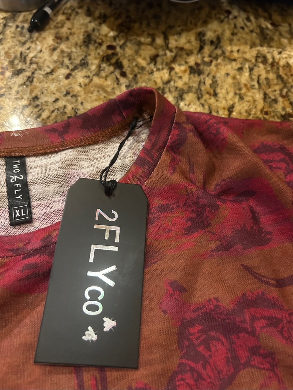 2Fly Co western theme top, XL | offer in description - Picture 6 of 7